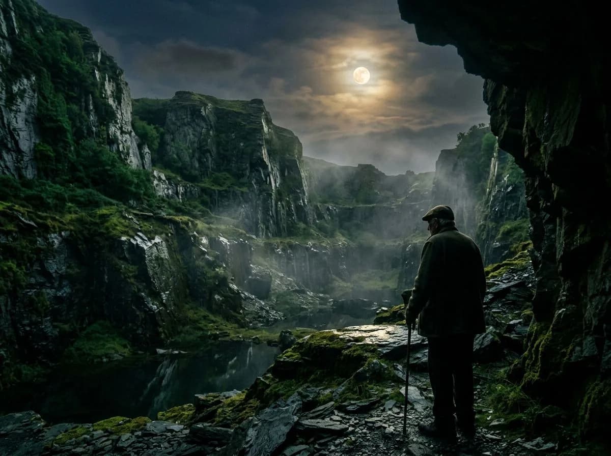 Echoes Beneath the Quarry's Stillness - Free bedtime stories for adults