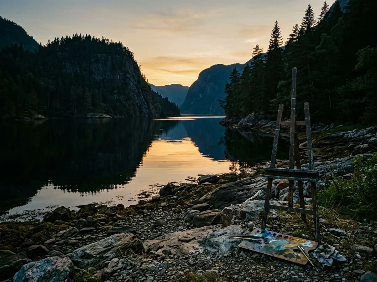 The Gentle Wash of Painted Fjords - Free bedtime stories for adults