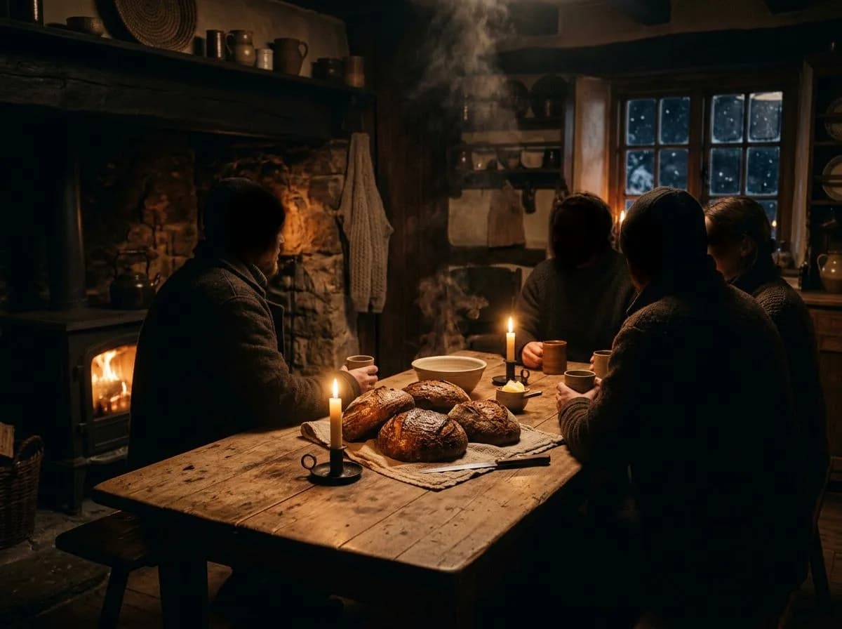 Warm Bread and Winter's Embrace - Free bedtime stories for adults