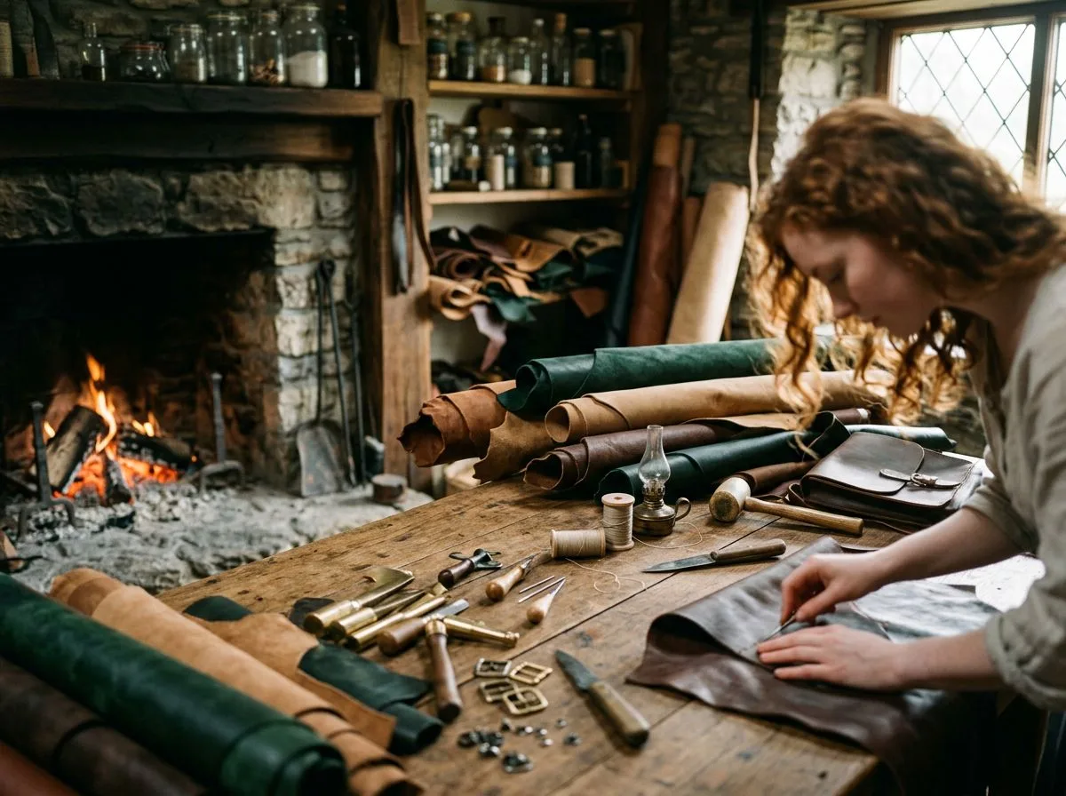 Embers of the Leatherworker's Hearth - Free bedtime stories for adults Embers of the Leatherworker's Hearth - Free bedtime stories for adults