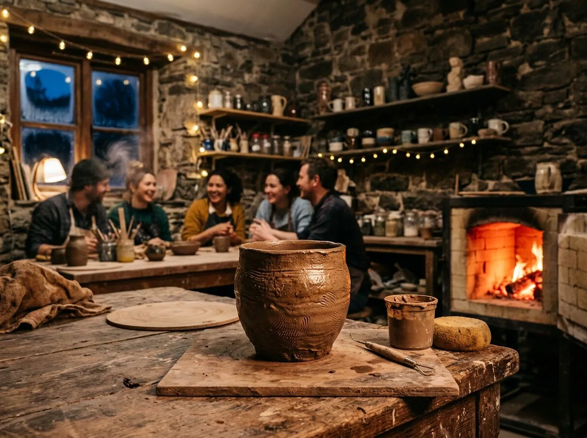 A Kiln's Gentle Glow