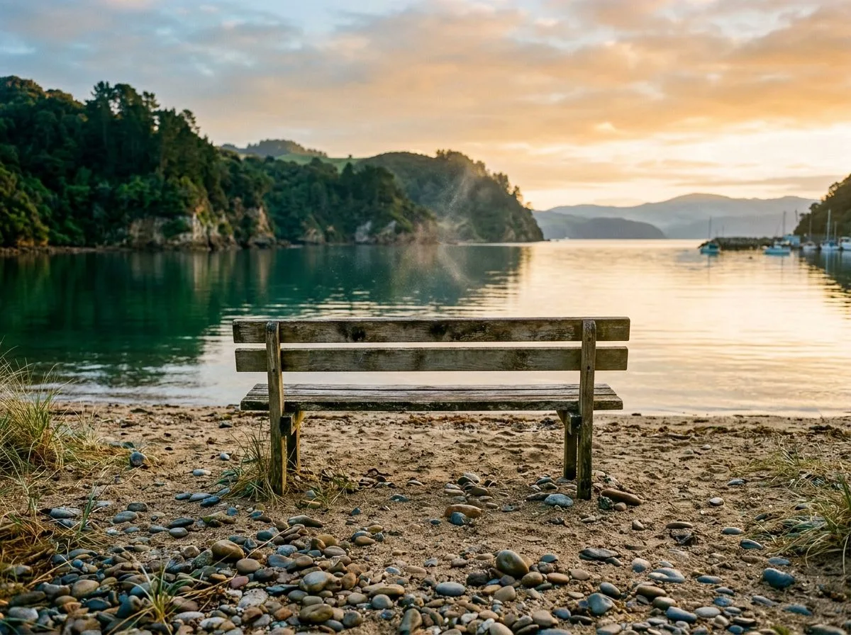 Salt Breezes at the Harbor Bench