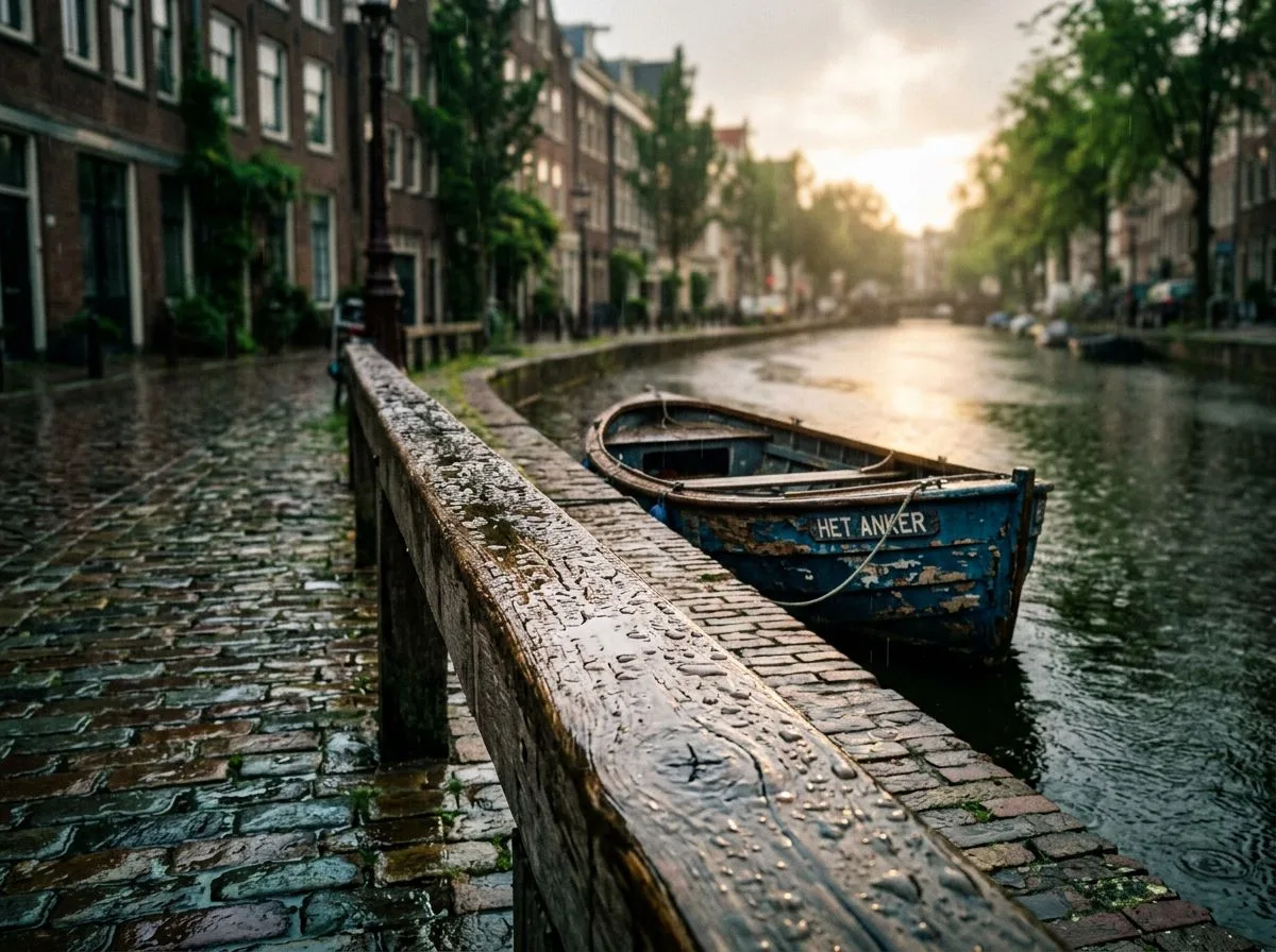 Summer Rain on the Quiet Canal