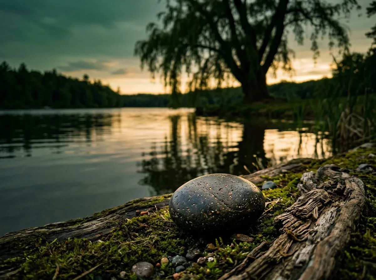 Voices by the Lake at Twilight