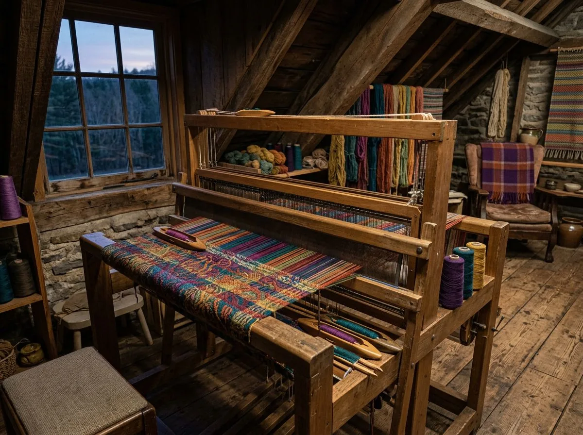 Warmth in the Weaving Room
