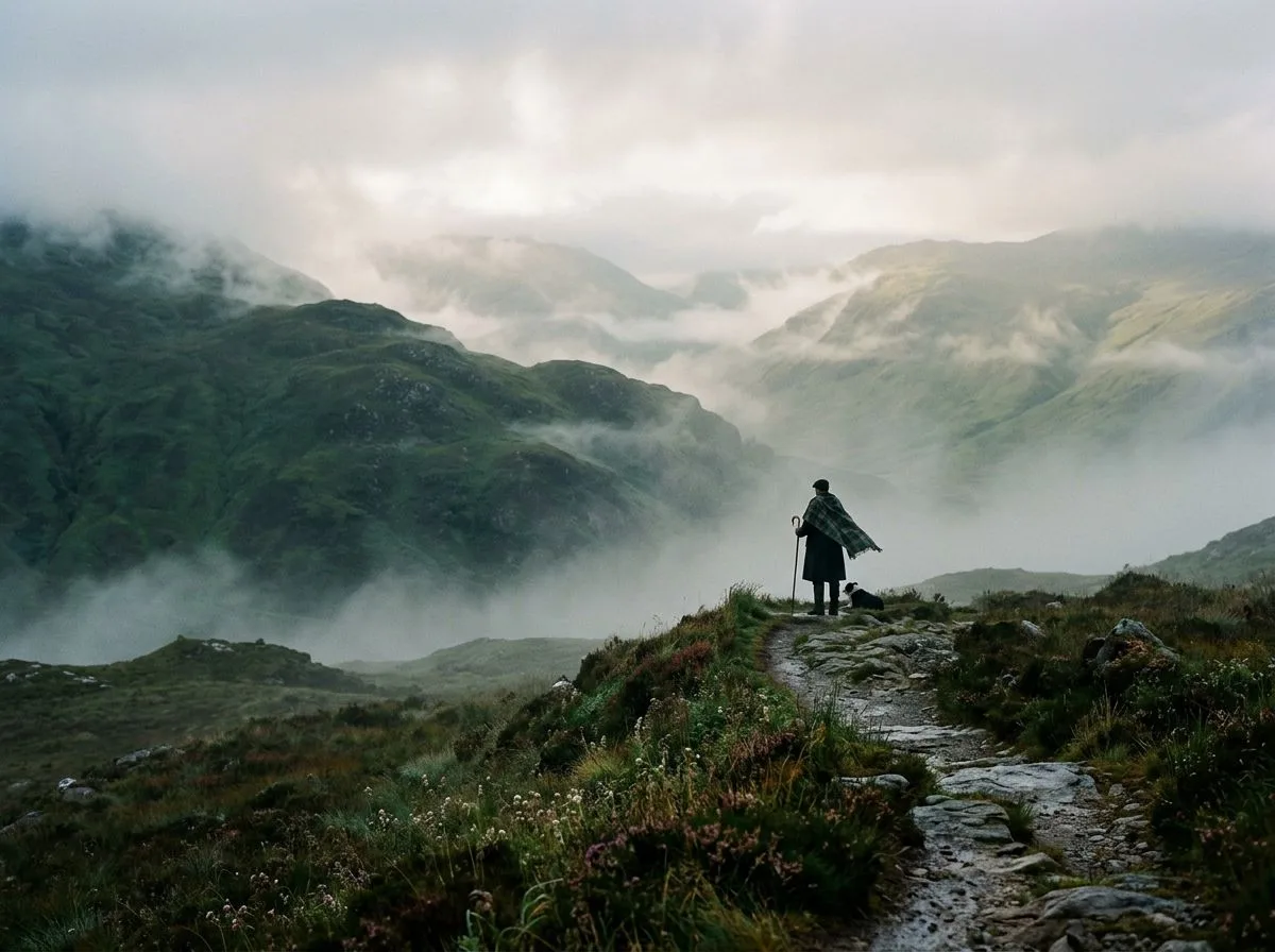 Woolgathering Through the Highlands Mist